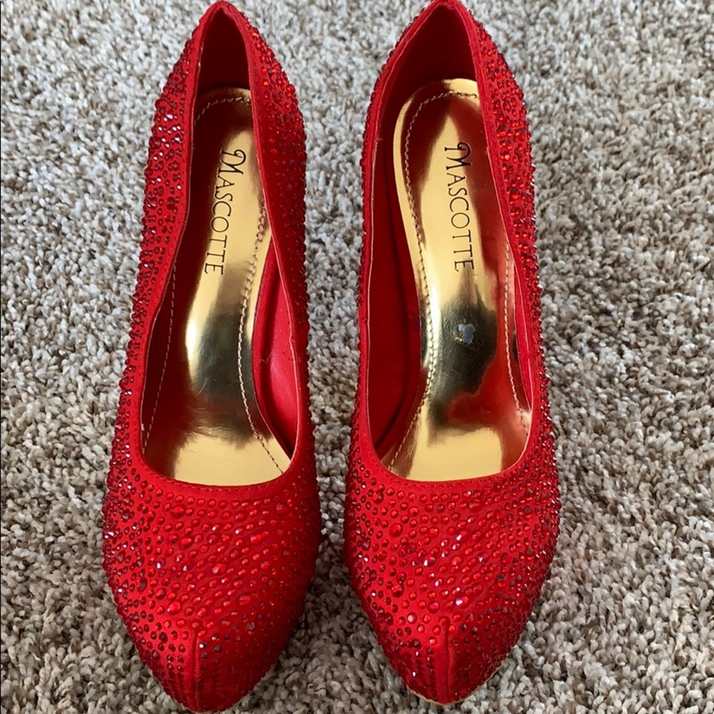 Red stilettos